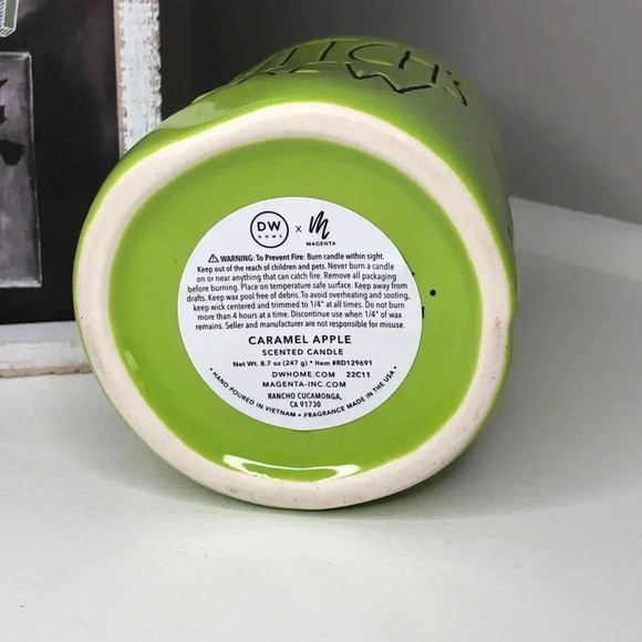 Rae Dunn Witch’s Brew Caramel Apple Scented Candle - Picture 6 of 7